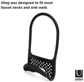 Suport pentru burete de agățat din plastic Sling – Umbra