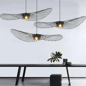 Lustra Tip Pendul Rustic, Elit, Negru, 600mm