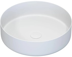 Lavoar pentru blat LJORDAL Ø 40 cm, oțel/alb - BATH DELUXE 06-040-16-01-00