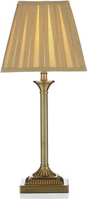 Där Lighting TAY4075-X - Lampă de masă TAYLOR 1xE14/40W/230V bej/alamă