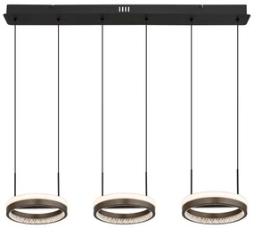 Lustra cu 3 pendule LED CCT DELLA 67179H2 GL