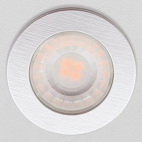 Set de 3 Spoturi LED incastrabile tavan ARTIST D-4,4cm argintiu