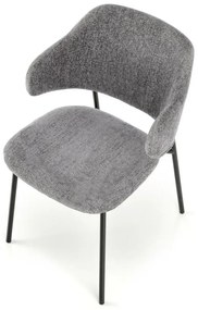 Scaun de bucaterie Lutero, gri