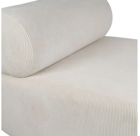 Fotoliu din catifea, alb, cu aspect vintage, Chelsea