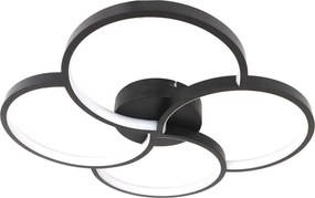 Brilagi - Plafonieră LED VELO, 42 W, 230 V, 4000 K, Ø 52 cm, negru