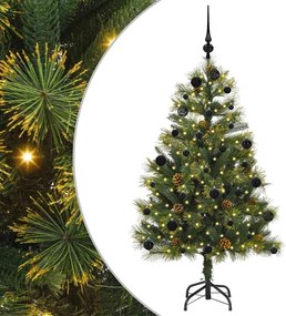 vidaXL Pom de Crăciun Artificial cu Ramuri Articulare și Conuri 150 cm