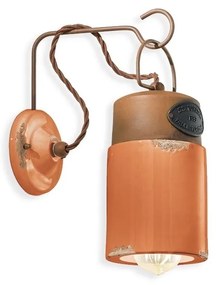 Aplica de perete design retro realizat manual din ceramica INDUSTRIAL