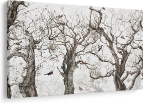 Tablou - Model de pădure, desen (90x60 cm)