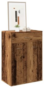 vidaXL Pantofar, lemn vechi, 60x35x84 cm, lemn prelucrat