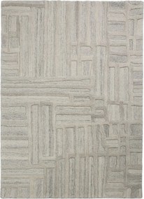 Covor grej țesut manual din lână 200x300 cm Elva – Flair Rugs