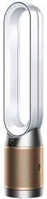 Purificator si racitor de aer Dyson PC2 De-NOx TP12 Wh/Gd, 40W, 40 m², 10 viteze, Oscilatie, HEPA, MyDyson™, Wi-Fi, LCD, Control vocal, Mod automat, Alb/Auriu