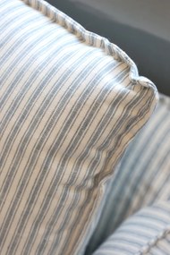 Canapea premium, 3 locuri, stofa, 5 perne decorative, Malo