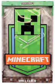 Minecraft Green Ceas de perete XL 50 cm