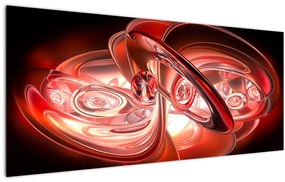 Tabloul - forme roșii (120x50 cm)