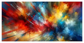 Tablou univers colorat în mișcare
