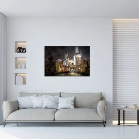 Tablou cu Poarta de pulbere iluminată (90x60 cm)