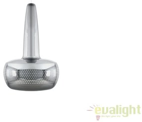 Abajur metalic design retro Clava Polished Steel