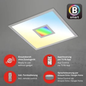 Plafonieră LED RGB dimabilă Brilo CENTRO LED/24W/230V Wi-Fi Tuya + telecomandă