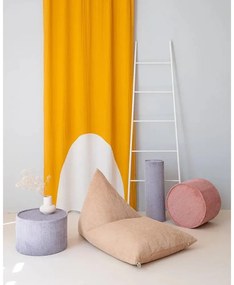 Pernă decorativă pentru copii albastră cu tapițerie din catifea reiată Roll – Wigiwama