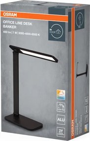 Osram - Lampă LED de birou reglabilă OFFICE LINE LED/7W/230V neagră