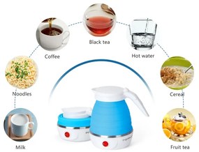 Fierbător de apă portabil Aigostar 600ml 1000W/230V