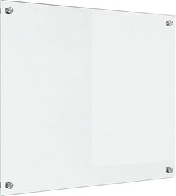 vidaXL Panou de bucătărie Transparent 70 x 60 cm sticlă securizată