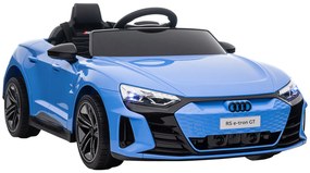HOMCOM Mașină Electrică pentru Copii cu Motor Dublu, Mașinuță Electrică pentru Copii, 103x58x41 cm, Albastră | Aosom Romania