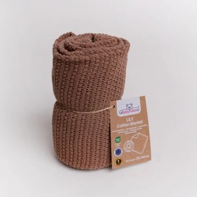 Pătură pentru copii Babymatex Lili mokka, 75 x 100cm