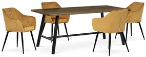 Set de scaune de sufragerie PIKA YEL4, 2 buc