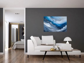 Tablou - Abstractizarea oceanului (90x60 cm)