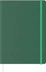 Agenda notes A5 Velvet cu elastic Emerald