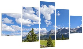 Tablou cu peisaj montan (125x70 cm), în 40 de alte dimensiuni noi
