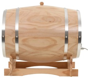 Butoi de vin cu robinet, 35 L, lemn masiv de pin 35 l