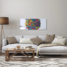 Tablou cu gumițe (120x50 cm)