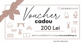 Voucher cadou pentru 200 Lei Formular cupon: Electronic