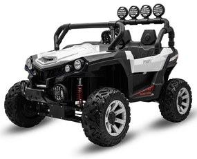 Mașină electrică Baby Mix Buggy Road 4 x 4,alb