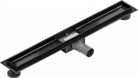 Mexen Flat corp pentru rigolă de duș liniară 80 cm, negru - 1715080