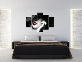 Tablou - Femeie cu pălărie (150x105 cm)