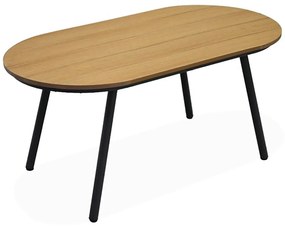 Set mobilier de grădină Artefactos (natural + gri deschis) (pentru 4 persoane). 1121231