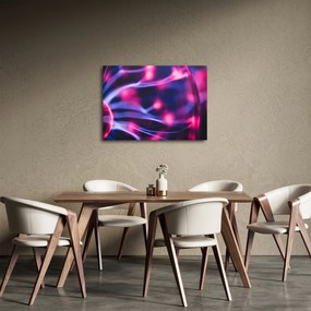 Tablou abstract mov (70x50 cm)