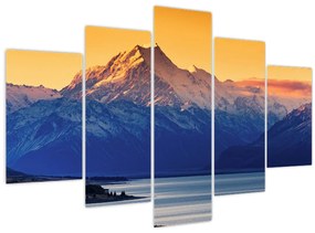 Tablou - Lacul Pukaki (150x105 cm)