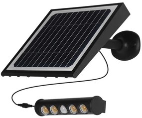 LED lampă solară de perete cu senzor, 8W, 3,7V, IP65, 6000K, 4000 mAh