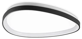 Plafoniera LED design circular GEMINI pl d061 on-off negru