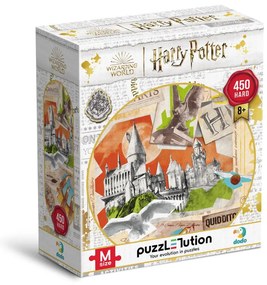 PUZZLE HARRY POTTER - SCOALA HOGWARTS (450 PIESE) - DODO (DO200503)