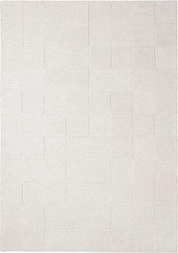 Covor fildeș țesut manual din lână 200x290 cm Checkerboard – Flair Rugs