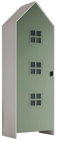 Șifonier de copii alb/verde 58x172x37 cm Casami Bruges – Vipack