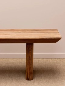 Masa de dining dreptunghiulara din lemn vechi de pin, " Authentic"