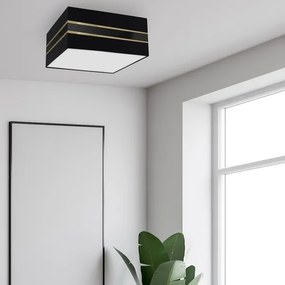 Plafonieră ULTIMO 3xE27/60W/230V neagră