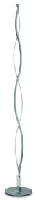 Lampadar LED design modern Sahara 20W argintiu crom