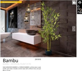 Planta artificiala decorativa Bambu, H170